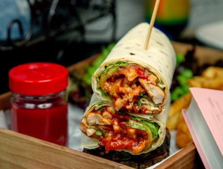 Soba Chicken Wrap - Soba Chicken Wrap