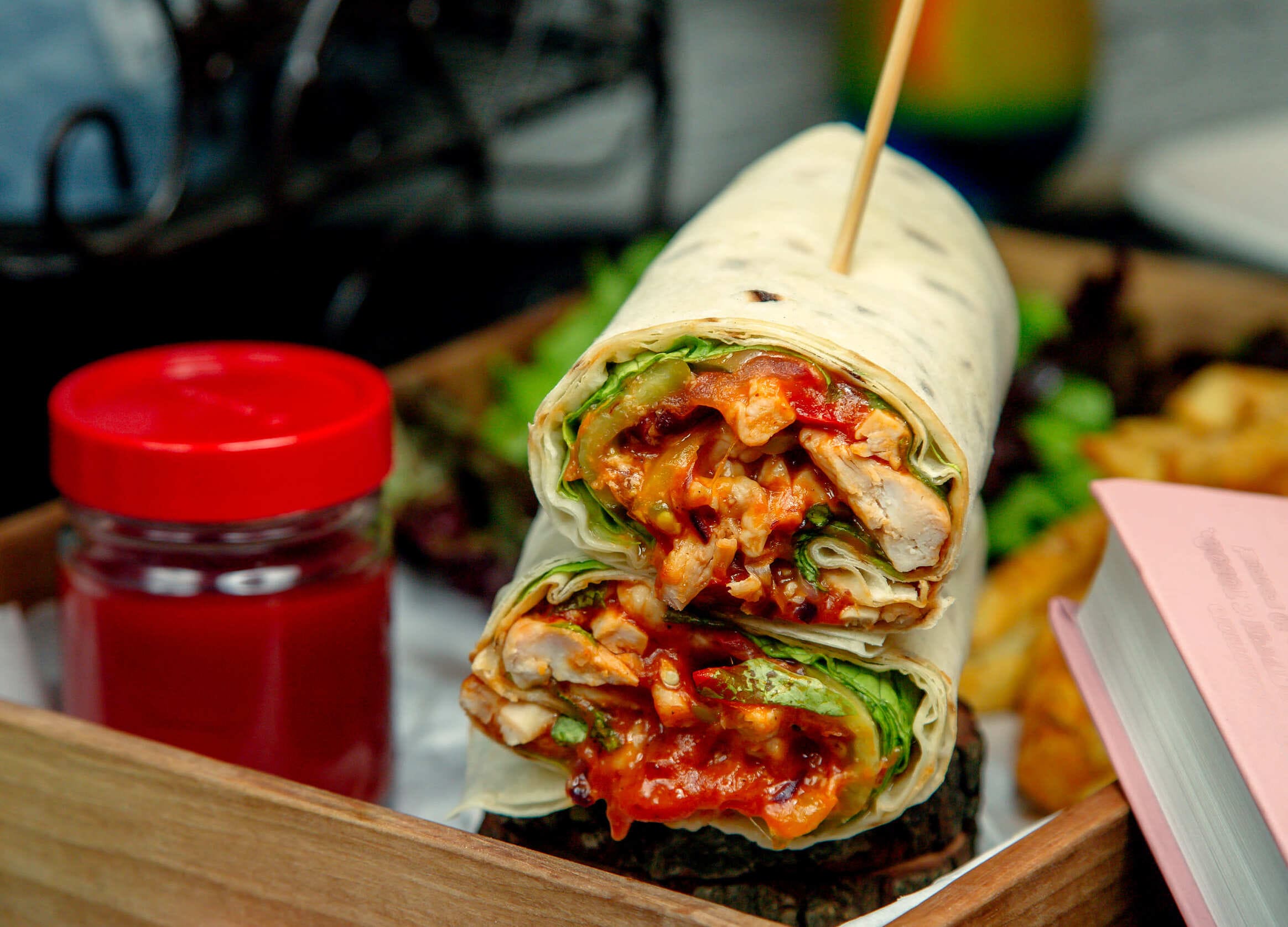 Soba Chicken Wrap - Soba Chicken Wrap